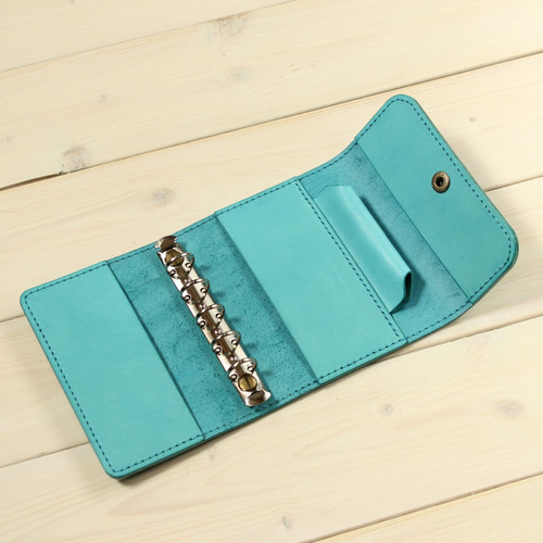 マイクロ5 / システム手帳 / ターコイズブルー / フラップタイプ 手帳  