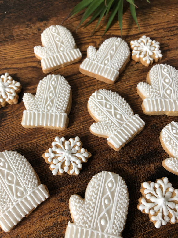 冬のアイシングクッキー☆15袋