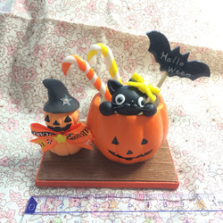 ☆ハロウィンのおばけかぼちゃIN(受注生産) 2枚目の画像