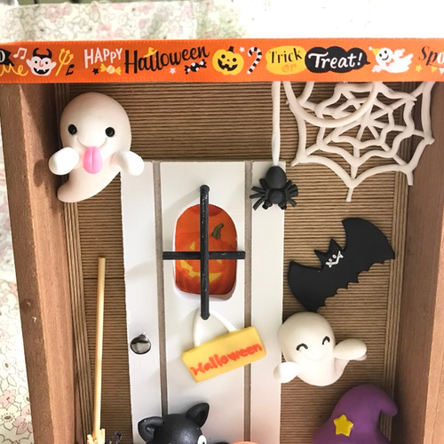 ☆ハロウィンの黒猫BOX(受注製作) その他置物 おり姫 通販 4430931