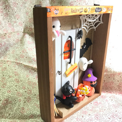 ☆ハロウィンの黒猫BOX(受注製作) 5枚目の画像