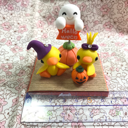 ☆ひよこちゃんのハロウィン(受注生産) 2枚目の画像