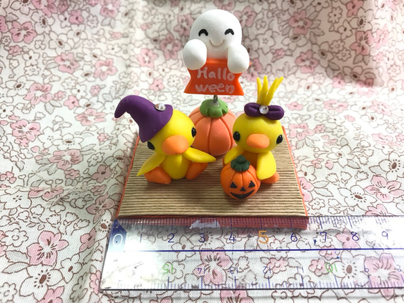 ☆ひよこちゃんのハロウィン(受注生産) 2枚目の画像