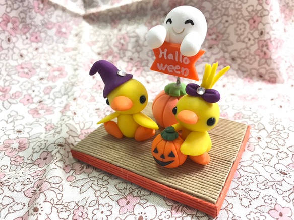 ☆ひよこちゃんのハロウィン(受注生産) 3枚目の画像