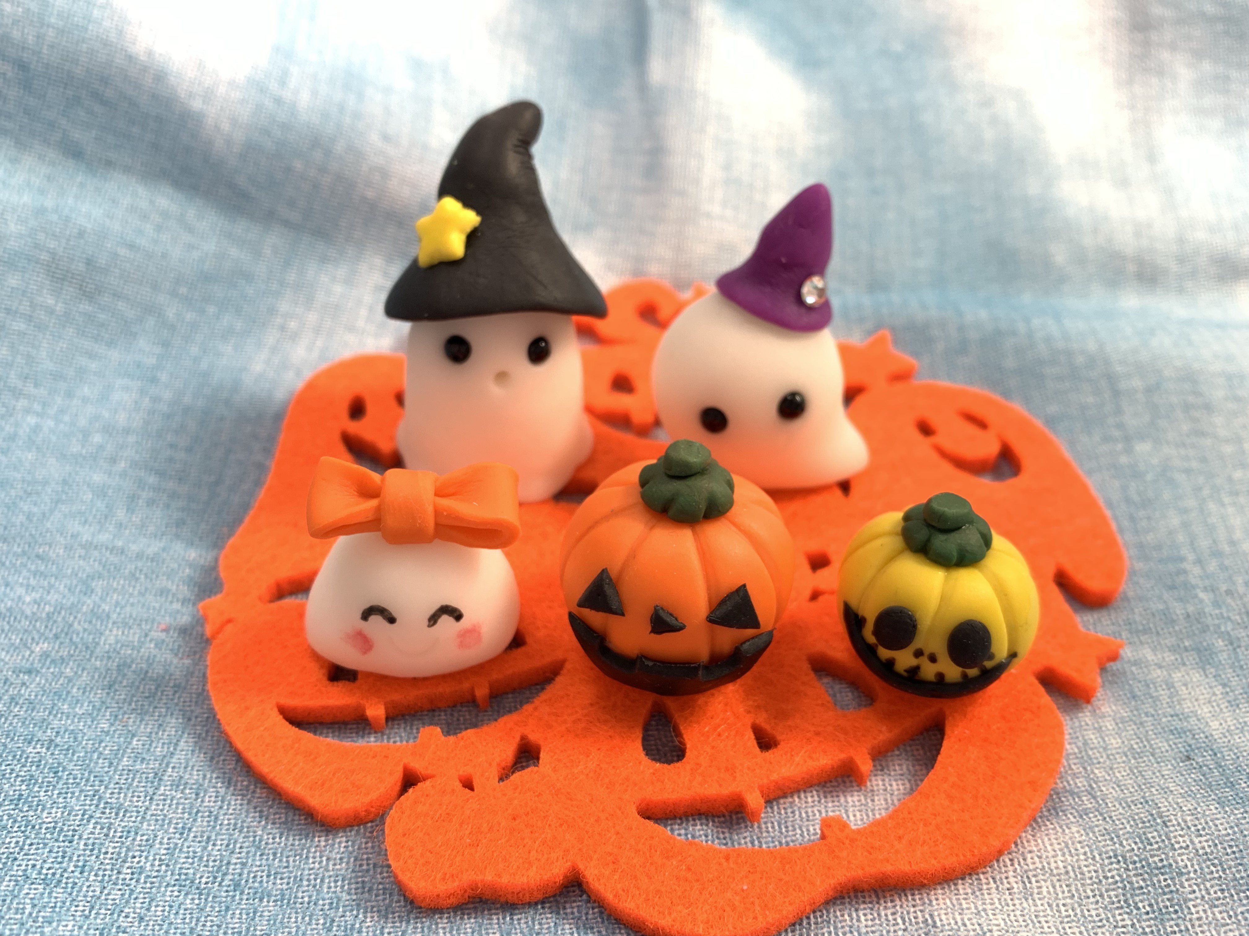 ☆ハロウィンのおばけちゃんセット(受注生産) その他置物 おり姫