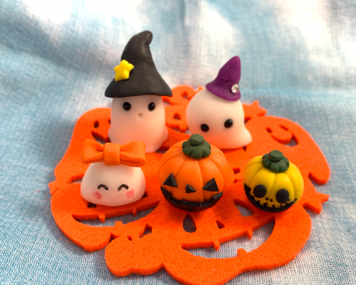 ☆ハロウィンのおばけちゃんセット(受注生産) その他置物 おり姫