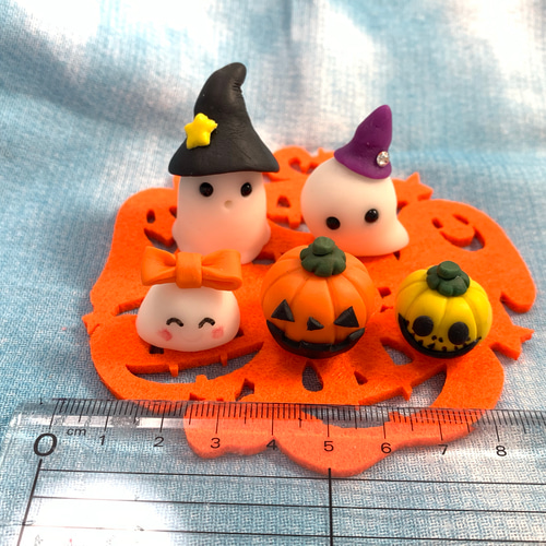 ☆ハロウィンのおばけちゃんセット(受注生産) その他置物 おり姫 通販 
