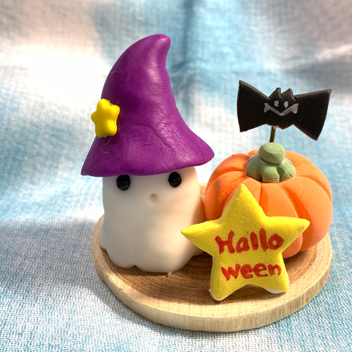 ☆ハロウィンのミニおばけとかぼちゃ(受注生産) その他置物 おり