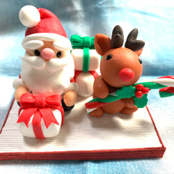☆サンタさんとトナカイくん(受注生産) その他置物 おり姫 通販
