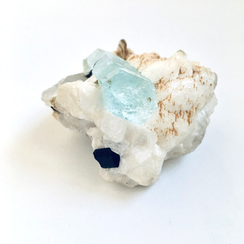 アクアマリン x 長石 原石 genseki108 アクアマリン/トルマリン/石英/長石 原石 天然石 Muse jewelry 通販