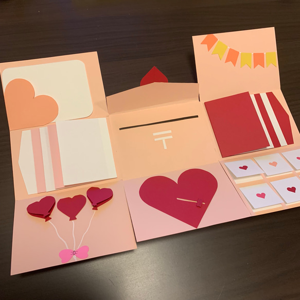 レター型サプライズボックス[アルバム 仕掛けパーツセット] デコパーツ