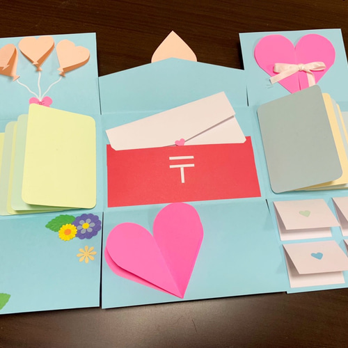 レター型サプライズボックス[アルバム 仕掛けパーツセット] デコパーツ