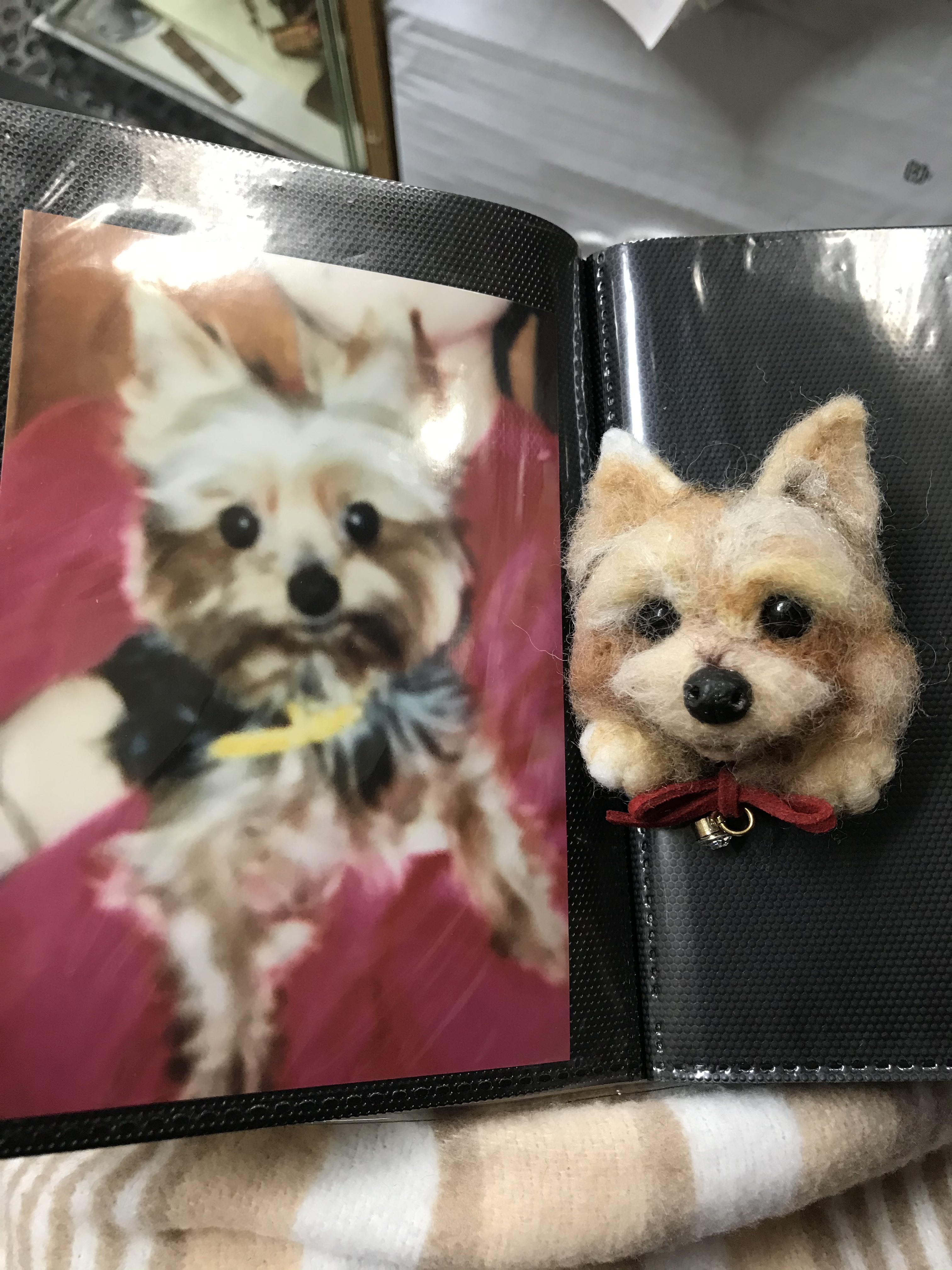 オーダー愛犬ブローチ