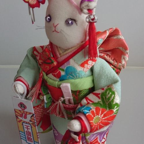 ハンドメイド 猫の七五三 お正月にも その他人形 reoriko 通販
