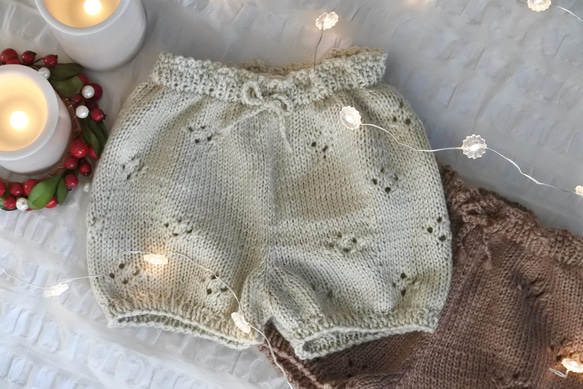 ニットかぼちゃパンツ ベビー服 kiboko 通販 12850873｜Creema(クリーマ)