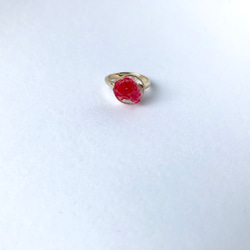 【リング】赤い薔薇 ~小さな花束~ 4枚目の画像