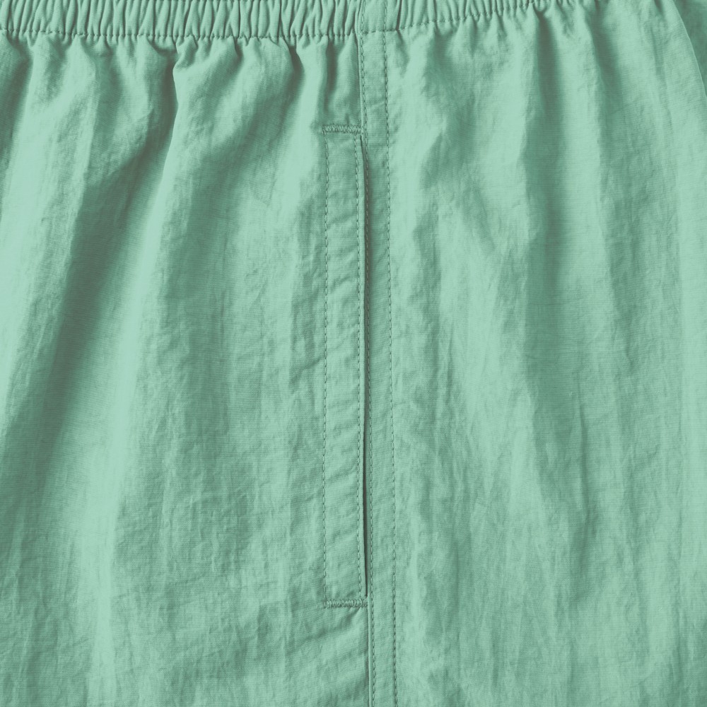 ナイロンショートパンツ【オーシャングリーン】 WED  HYM 刺繍ワッペン