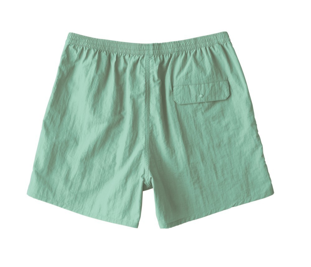 ナイロンショートパンツ【オーシャングリーン】 WED  HYM 刺繍ワッペン