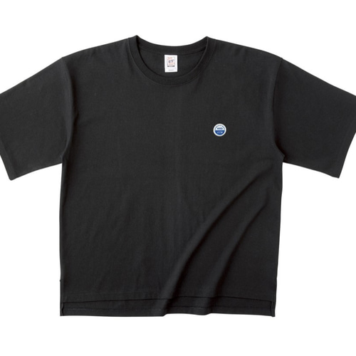 メンズオーバーTシャツ【チャコールブラック】 WED HYM 刺繍