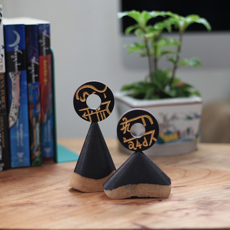 「龍体坊主」お部屋に置く龍体文字のマスコット！太っちょ〝コステロ〟