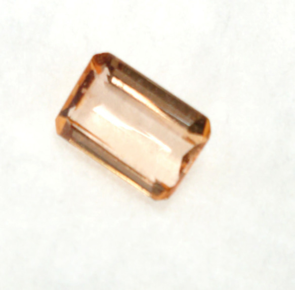 天然 インペリアルトパーズ ルース 0.966ct 日本宝石科学協会