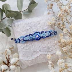 湛藍海頌-琉璃珠編織 第1張的照片