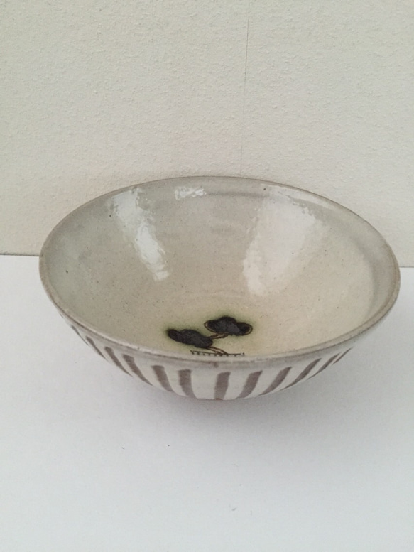 ごはん茶碗(松のぼんさい) 3枚目の画像