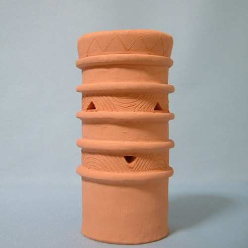 都月型円筒埴輪20090901 立体・オブジェ 埴子 通販 16405