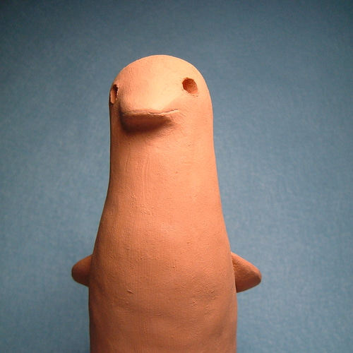 鳥形埴輪（水鳥）20111002 立体・オブジェ 埴子 通販 26839｜Creema