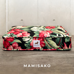 MAMISAKO - 犬用・猫用のハワイアンクッションベッド 2枚目の画像