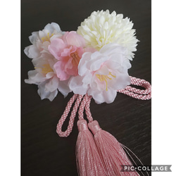 桜の髪飾り 袴や着物に 和装髪飾り 2枚目の画像
