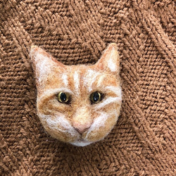 羊毛フェルト 猫 ブローチ のおすすめ人気通販 検索結果｜Creema 