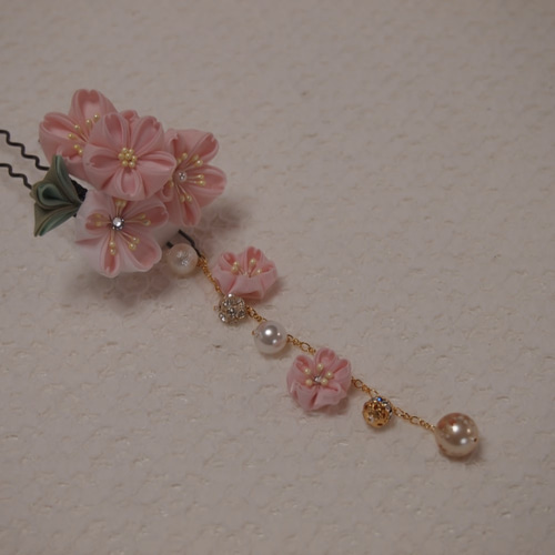 つまみ細工☆春を呼ぶ桜のかんざしセット かんざし lucky-charm eko 