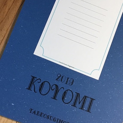 ◆受注制作　2022 koyomi カード付きカレンダー（小鳥） 6枚目の画像