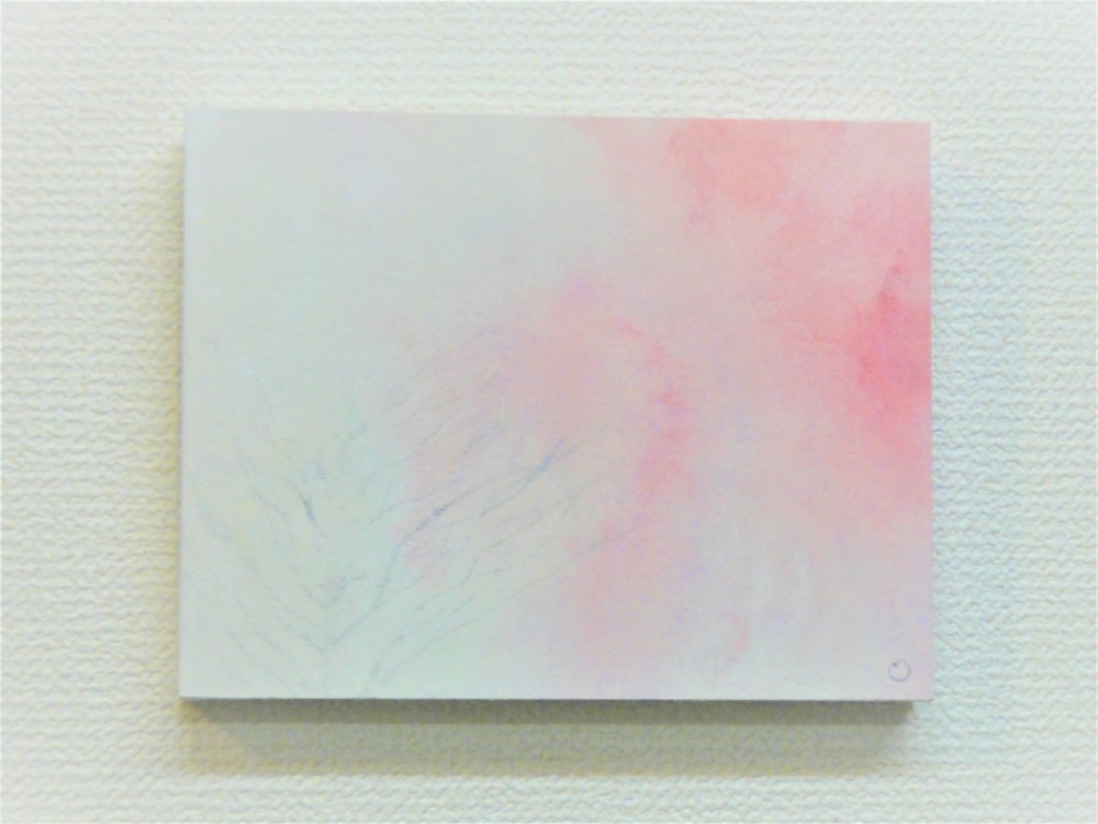 水彩画　きらめく季節　10号 水彩画きらめく季節10号