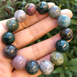 リビアングラスト　ブレスレット　玉大きめ　天然石　パワーストーン　珍品 リビアングラスト ブレスレット 玉大きめ 天然石 パワーストーン