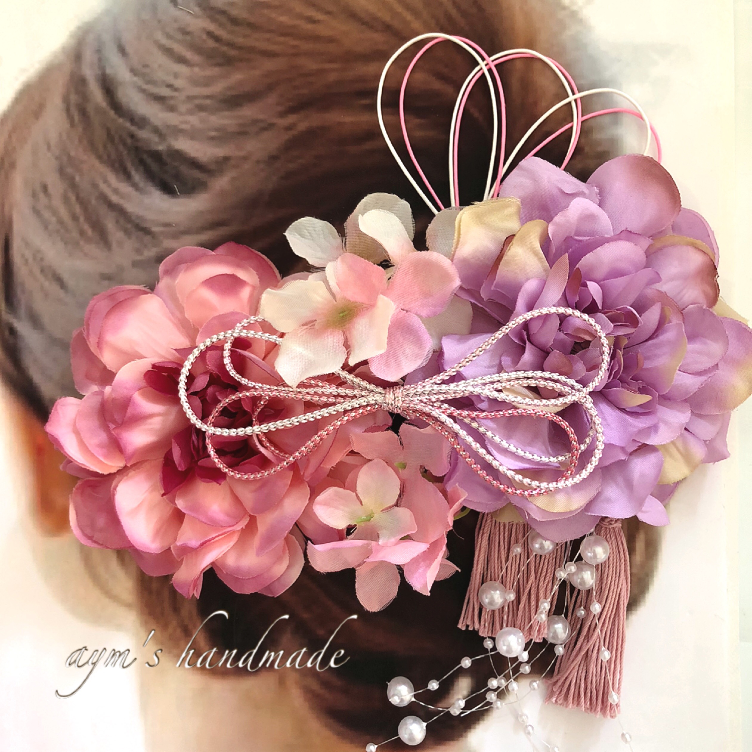 ラパフェ♡ローズレースクリップ 2個セット♡