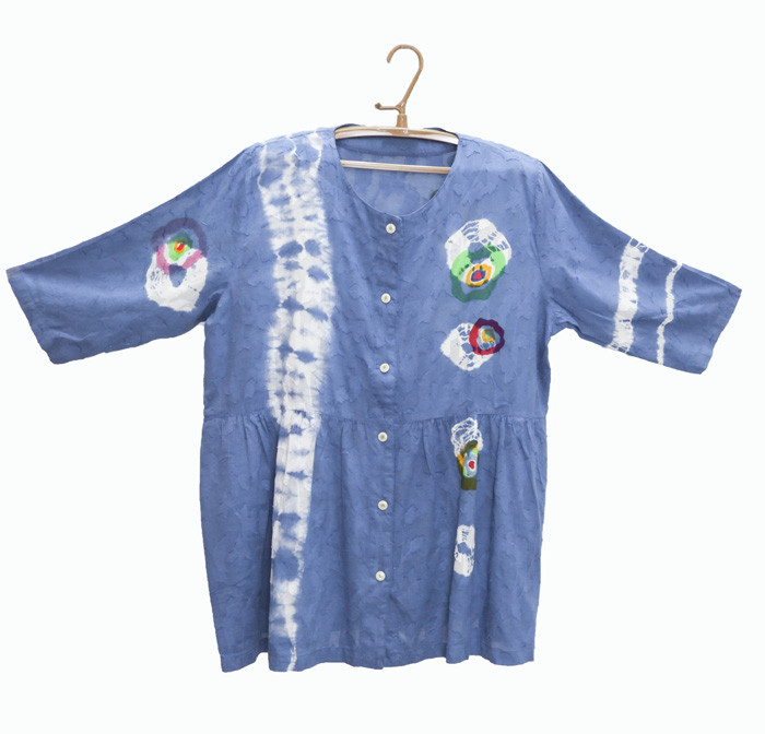 ７分袖　チュニックブラウス　丸くないマルたち