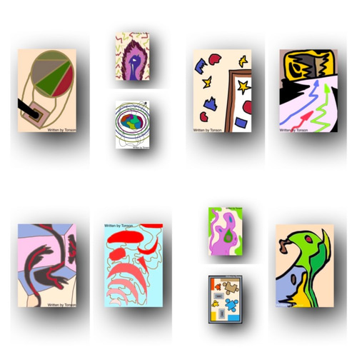 デジタルグラフィックアート集(491x699)JPGX50枚 立体・オブジェ