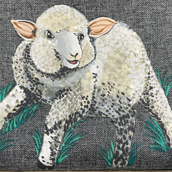トリプルファスナーポーチ(羊) 2枚目の画像