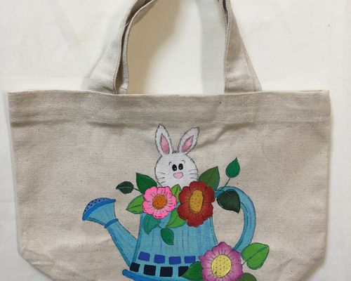 トートバッグ（ウサギ） トートバッグ Girassol Art Gallery 通販
