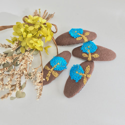 ミナペルホネン skip パッチンピン ヘアピン キッズ ヘアアクセサリー