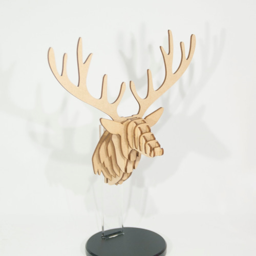 インテリア《組み立てて飾るオシャレなインテリア》【グニマルヘッド