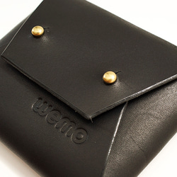 leather wallet [black] 2枚目の画像
