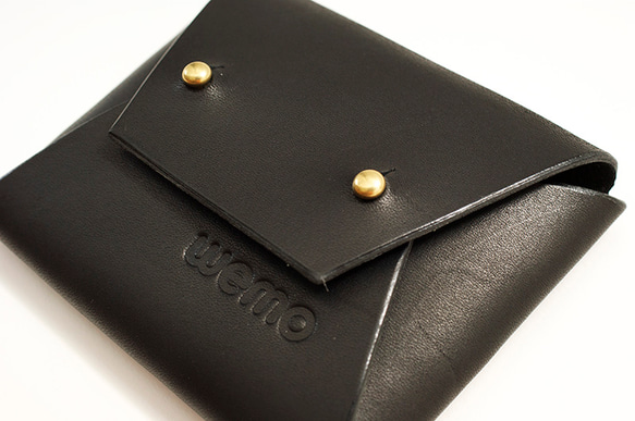 leather wallet [black] 2枚目の画像
