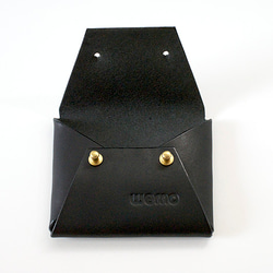 leather wallet [black] 3枚目の画像