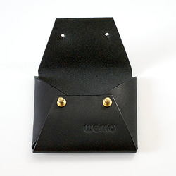 leather wallet [black] 3枚目の画像