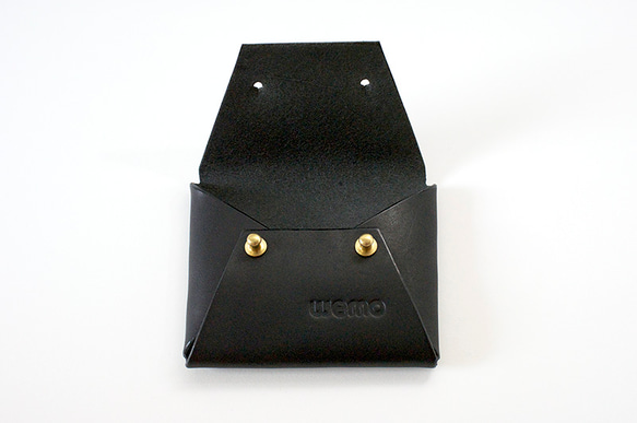 leather wallet [black] 3枚目の画像