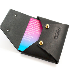leather wallet [black] 5枚目の画像