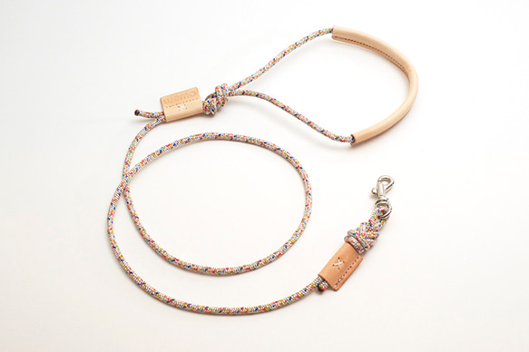 climbing cord dog leash [marble] 1枚目の画像